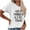 White, variant on Fesfesfes Short Tshirts for Women Round Neck Short Sleeve Top Letter Printed Top Casual Funny Blouses Gifts For Mom Tee 4(S)