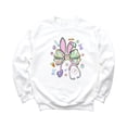 thumbnail image 7 of Easter Nurse Sweatshirt for Women - Cute Bunny Bow Stethoscope Graphic Tee White Sweatshirt Adult Small, 7 of 7