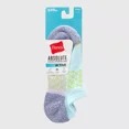thumbnail image 3 of Hanes Women's Absolute Active 4pk Super No Show Socks - 5-9, Color: Gray/Green, 3 of 3