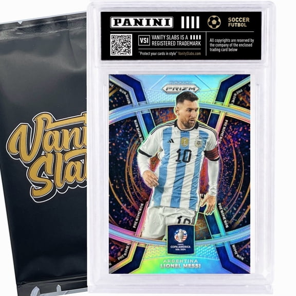 Collectible Soccer Mystery Pack - 1x Slabbed Trading Card | Rookies, Stars, Autographed or Inserts Guaranteed | May Include Topps, Panini, or Fleer | Perfect Gift for Kids & Collectors of All Ages