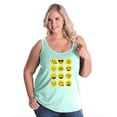 thumbnail image 1 of Normal is Boring - Women's Plus Size Tank Top, up to Size 28 - Emoji Group, 1 of 4