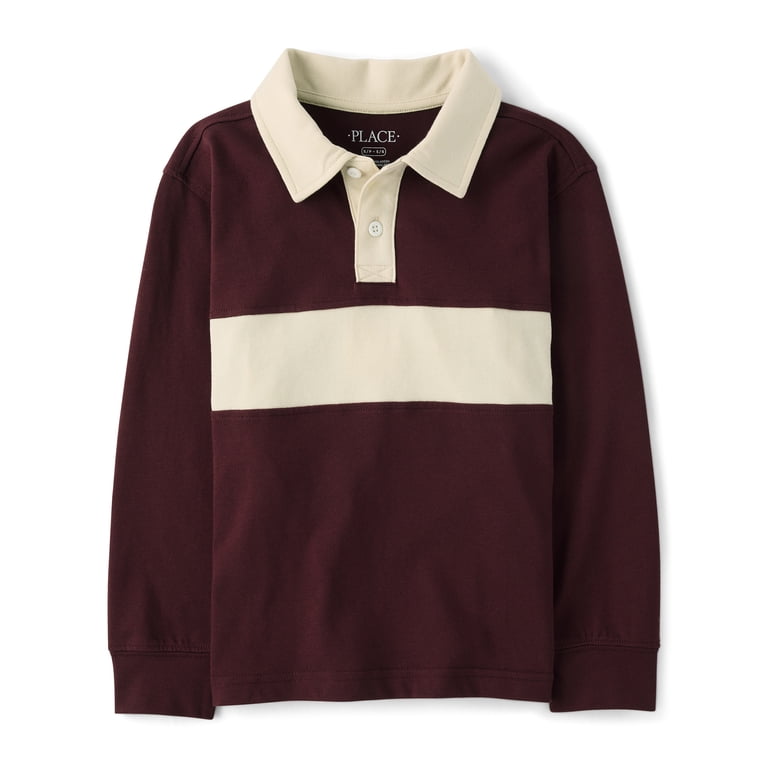 The Children's Place Boys Colorblock Rugby Polo photo 1