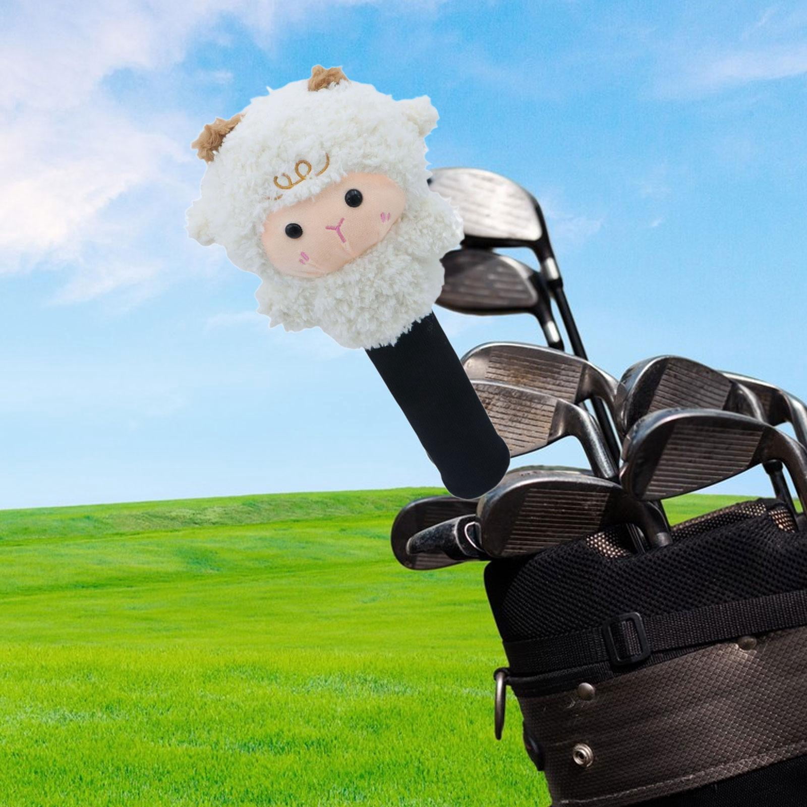 funtasica Golf Headcover Golf Driver Headcover Animal Protector Funny Golf Wood Club Head Cover Replacement Transport Head Cover Suitable for Adults Golfe A