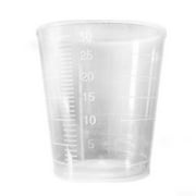 MINGYG 10 Pc 15/30ml Transparent Clear Plastic Double-Scale Medicine Measure Cups uk