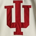 thumbnail image 4 of Men's Colosseum Cream Indiana Hoosiers 2.0 Lace-Up Pullover Hoodie, 4 of 4