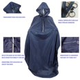 thumbnail image 2 of Mackintosh para discapacitados (azul marino, igual tamaño): para silla de ruedas, bicicleta o poncho para la lluvia, chubasquero para scooters de movilidad para personas mayores, 2 of 5