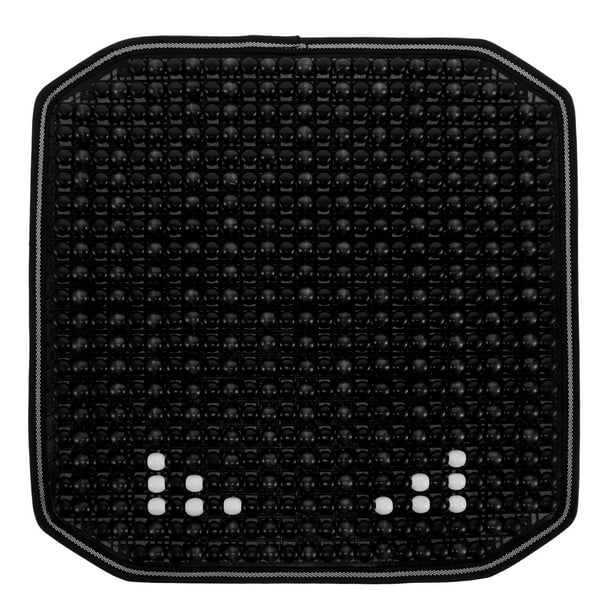 Juego de fundas para asientos de coche con cuentas, diseño ergonómico, antideslizantes, cómodos cojines para conducir, cojines de asiento con cuentas de madera para vehículos y coches.