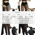 thumbnail image 2 of New Compression Band & One Seam Option, The Original Magic Fleece Lined Leggings Footwear,Women Shaping Snatch Waist Stay Warm Fleece Tights Bronze_2X Large, 2 of 5