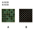 thumbnail image 4 of Mosaic Sticker DIY Self-Adhesive PVC Waterproof Decals Oil-proof Cleaning Protect Kitchen Wallpaper Room Bedroom Restaurant Black Gold Geometry 10, 4 of 9