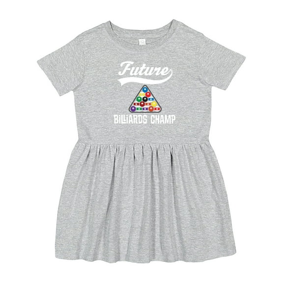 Inktastic Future Billiards Champ Girls Toddler Dress