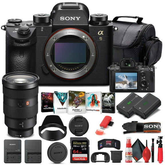 Sony Alpha a9 II Mirrorless Camera W/ Sony FE 24-70mm Lens - Basic Bundle(International Model)