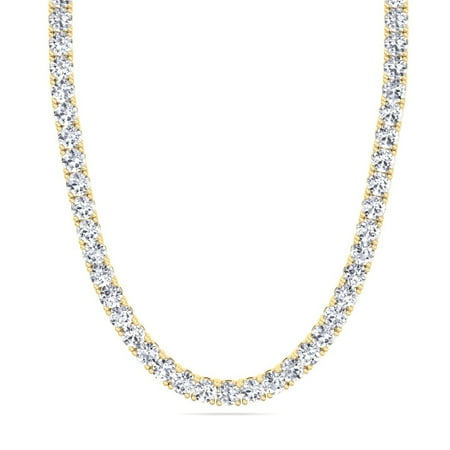 Meyul - 15 Carat Men's Diamond Tennis Necklace Chain