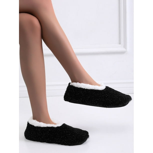 fleece ballerina slippers