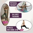 thumbnail image 4 of PRISP Large Foam Balance Pad - High-Density Stability Training Mat for Yoga, Fitness, Home Gym, Physical Therapy and Coordination Exercises; Workout Equipment, Balancing Board Knee Cushion, 4 of 8