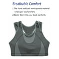 thumbnail image 7 of KingShop Yoga Bras for Women High Impact Sport Bras Workout Yoga Bras Bounce Control Wirefree Mesh Running Bras, 7 of 7