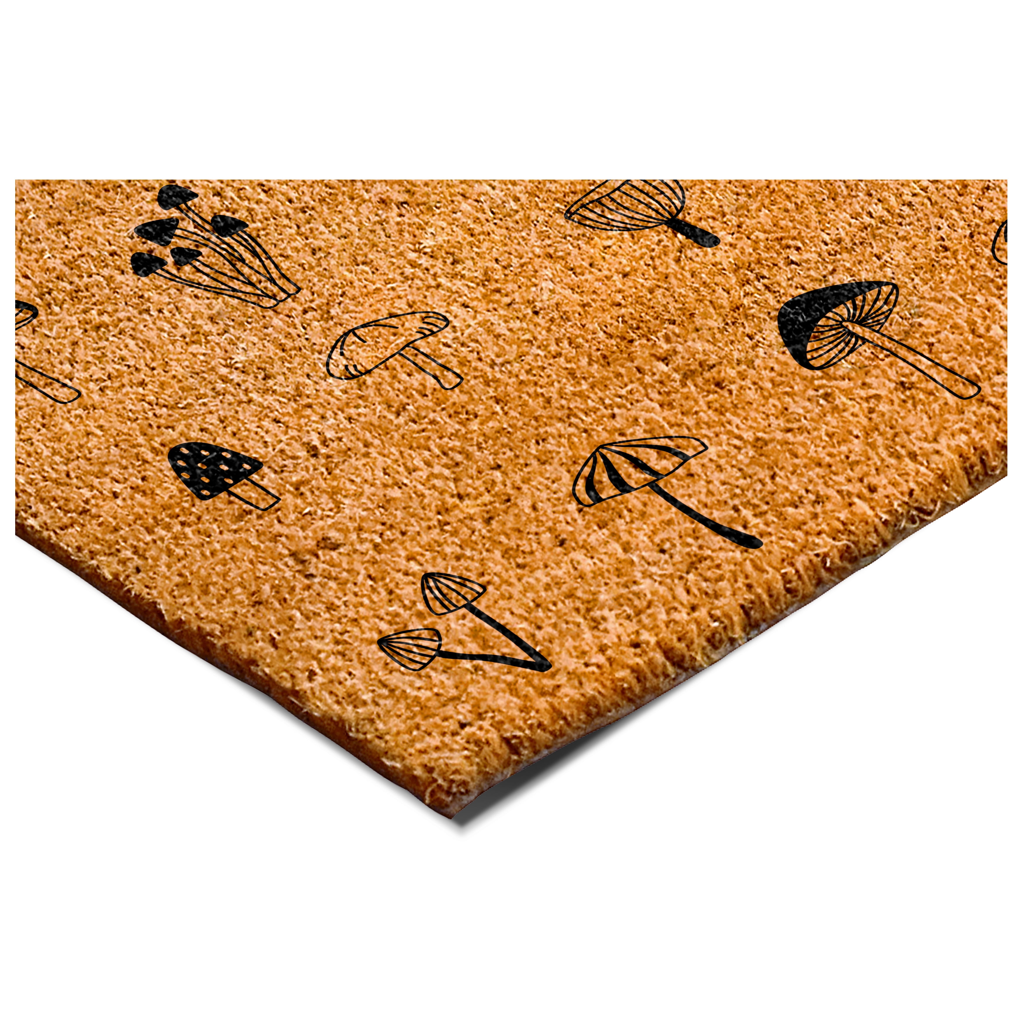 Calloway Mills 112222436 Mushroom Hello Doormat 24" x 36"
