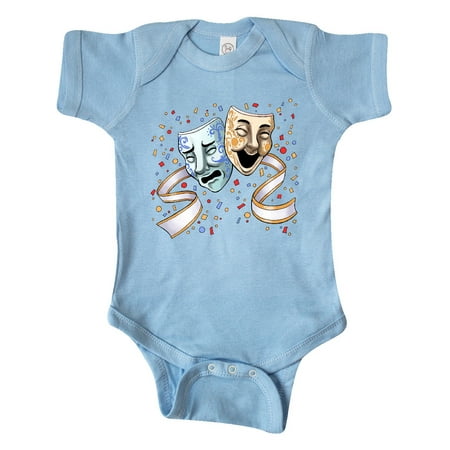 

Inktastic Tragedy and Comedy Stage Masks Gift Baby Boy or Baby Girl Bodysuit