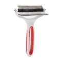 thumbnail image 3 of Deshedding Comb, Pet Grooming Brush Comfortable Handle 2 In 1  For Removing Knots For Cat S,L, 3 of 8