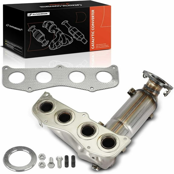 A-Premium Front Exhaust Manifold Catalytic Converter Kit Direct-Fit Compatible with Toyota Camry 2007 2008 2009, L4 2.4L, EPA Compliant