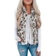 thumbnail image 3 of Tie Dye Vest Outwear, Soft Fleece Fuzzy Zipper Vest Lightweight Warm  For Winter For Female ANGGREK beis XXL, 3 of 6