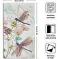 thumbnail image 2 of Dragonfly Hand Towel 2 Pieces Daisy Flowers Bath Towels Soft Absorbent Fingertip Towels for Bathroom Kitchen Gym Yoga Decor, 2 of 16
