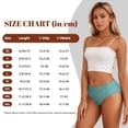 thumbnail image 4 of Balery Teal Green Glitter Ropa Interior de Algodón para Mujer con Dibujo – Braguitas Cómodas y Elásticas, Estilo Clásico-X-Small, 4 of 6