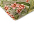 thumbnail image 5 of Jordan Manufacturing 17" x 19" Tahiti Sunrise Multicolor Floral Rectangular Outdoor Chair Pad Seat Cushion with Ties (2 Pack), 5 of 12