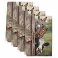 thumbnail image 2 of Farmhouse Animals Kitchen Towels Set of 4, Country Cows Horses Donkeys Farm Absorbent Dish Towels for Kitchen, Microfiber Hand Towel, Quick Drying Tea Towel for Cleaning Decorative Dishcloths, 2 of 7