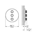 thumbnail image 3 of Grohe 29 122 Smartcontrol Triple Function Diverter Trim Only - Nickel, 3 of 3