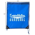 thumbnail image 2 of Senior Graduation Drawstring Backpacks Personalized Party Favor Cinch Bags - Congratulation, 2 of 2