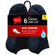 thumbnail image 4 of Medias Hanes Max Amortiguación Corte Bajo Paquete de 6 Negro/Gris Talla 6-12, 4 of 4