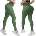 thumbnail image 5 of VENUZOR Women's Yoga Pants High Waist Sports Trousers Elasticity Workout Fitness Leggings Tummy Control Booty Lift Pant for Yoga Gym Running, 5 of 8