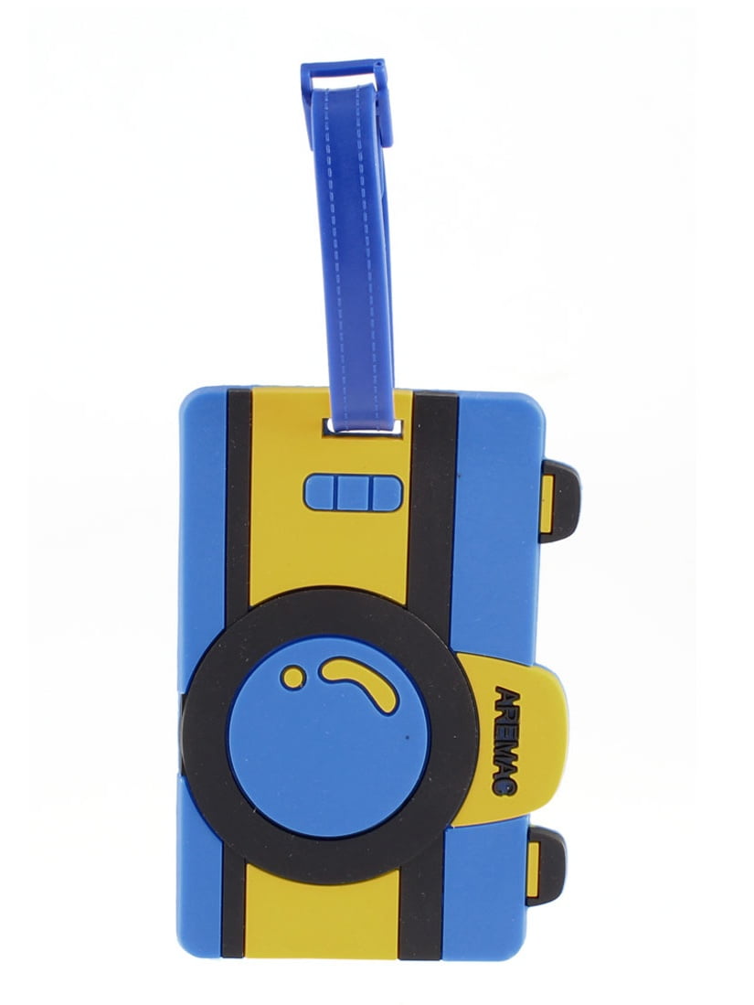 Saobao Travel Luggage Tag Elephant And Pram PU Leather Baggage Suitcase Travel ID Bag Tag 1Pcs