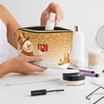 thumbnail image 6 of Picia Christmas Snowman Gift Printed Leather Travel Toiletry Bag,Cosmetic Organizer, Makeup Travel Bag, Durable Travel Pouch, Compact Toiletry Bag, Travel Accessories, 6 of 6