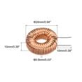 thumbnail image 2 of Toroid Inductance Copper Coil Magnetic Inductor 22uH 6A for DIY Pack of 1, 2 of 4