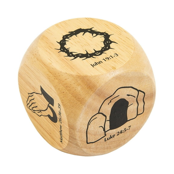 Large Easter Story Prayer Cubes - Home Decor - 1 Piece