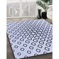 thumbnail image 3 of Ahgly Company Machine Washable Indoor Rectangle Transitional Lavender Blue Area Rugs, 3' x 5', 3 of 7