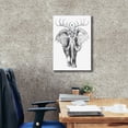 thumbnail image 3 of Epic Graffiti 'Elephant Soul' by JoJoesArt, Canvas Wall Art, 18"x26", 3 of 8