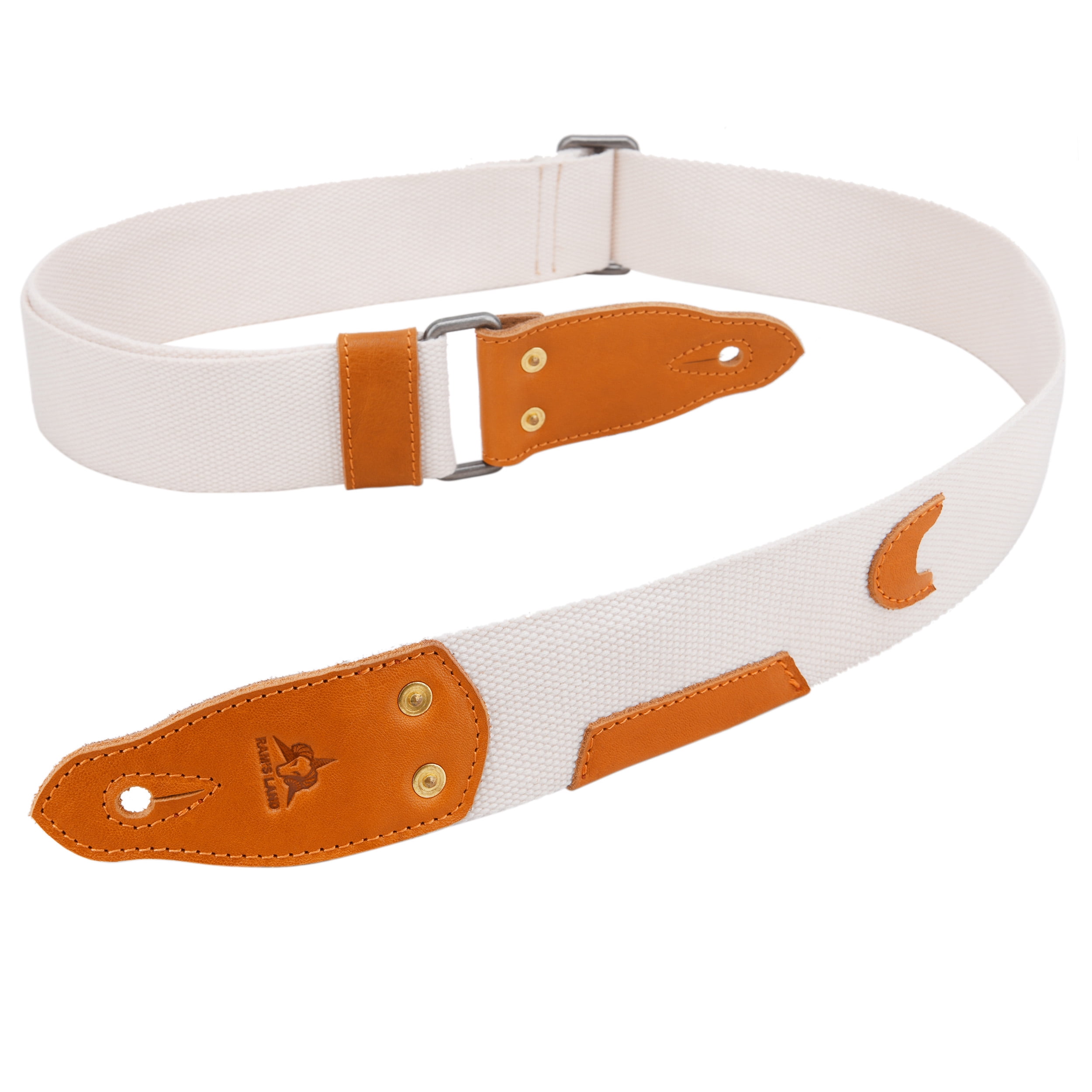 Guitar Strap Cotton Leather Adjusted for Acoustic Electric Bass Guitar 2 Inch Wide