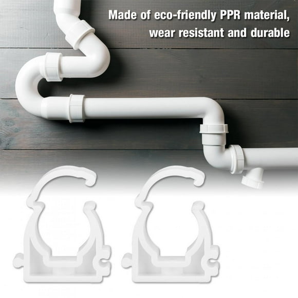 20pcs PPR Pipe Clamp, Fix And Support Water Pipe, Cable Pipe, Gas Pipe, Easy To Mount With Screws