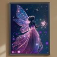 thumbnail image 1 of Cuadros Decorativos 5D bricolaje taladro redondo completo diamante pintura ángel niña decoración del hogar arte artesanía(4) Wdftyju  embutido en tela, 1 of 1