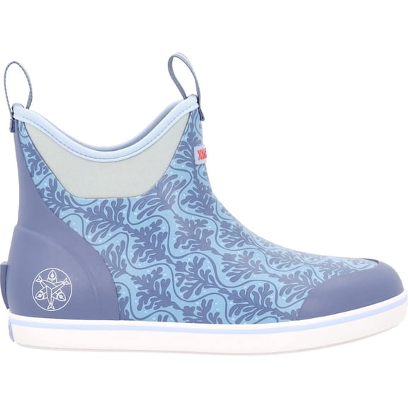 Women's Salmon Sisters Ankle Deck Boot, Dusk Blue Kelp, Size 9(M)