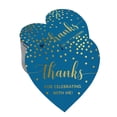 thumbnail image 1 of Inkdotpot Thanks For Celebrating With Me Birthday Bottle Tag Real Gold Foil Favor Hang Tags Pack Of 100, 1 of 6