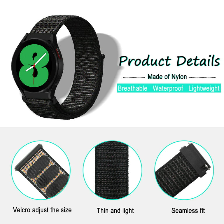 KONEE Band Compatible with Xiaomi Band 7, Replacement Nylon Watch Strap,  Velcro Wristband with Quick Release, Men and Women Watch Bracelet for  Xiaomi