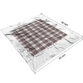 thumbnail image 4 of Brown and White Checkerboard Checkered Pattern Blanket,Comfortable Soft Lamb Wool Throw Blanket,All Season,Warm Lightweight Blankets for Sofa Bed Couch Living Room Chair,50"x60", 4 of 4