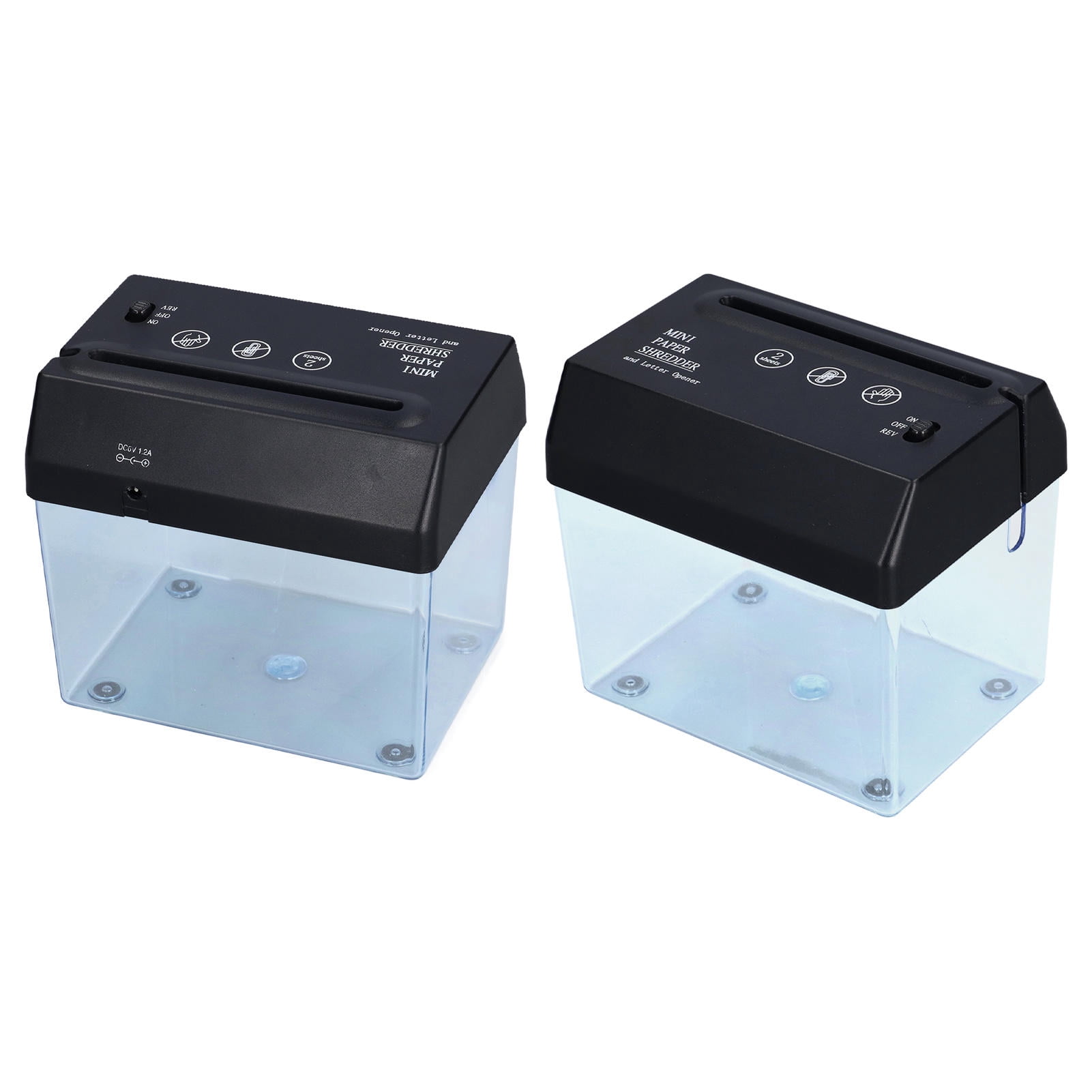 Suodoka Mini Paper Shredder USB Battery Operated Portable A6 Document Cutting Machine for Home Office Privacy Protection