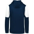 thumbnail image 2 of Holloway Sportswear 2XL Blue Chip Hoodie Navy/White 222540, 2 of 5