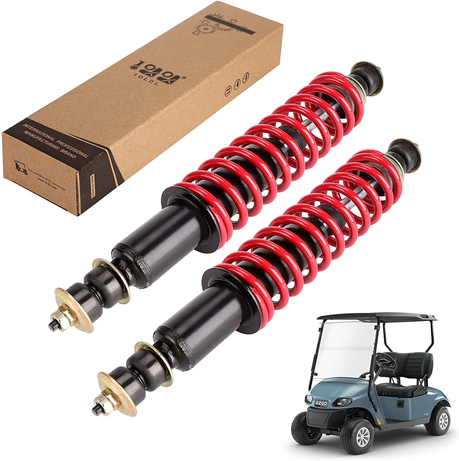 10L0L Heavy Duty Golf Cart Coil Over Shocks for EZGO TXT 1994up 70928
