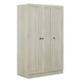 thumbnail image 4 of 3-Door Mirror Wardrobe with shelves, Closet Organizer White, 4 of 18