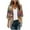 Gray, variant on YUGYXL Lightweight Open Front 3/4 Sleeve Womens Cardigan Summer Floral Graphic Chiffon Draped Capes Boho Kimono Cardigans Casual Hawaii Vacation Cover Up